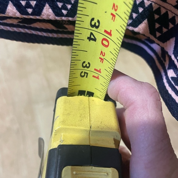 Emerald Sundae Navy and salmon, w" Top Sheer Overlay Dress, size medium - Picture 4 of 5